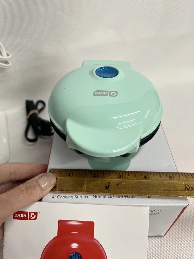 DASH Rapid Egg Cooker Hard-Boiled Poached Omelette & Mini Griddle Set with Box