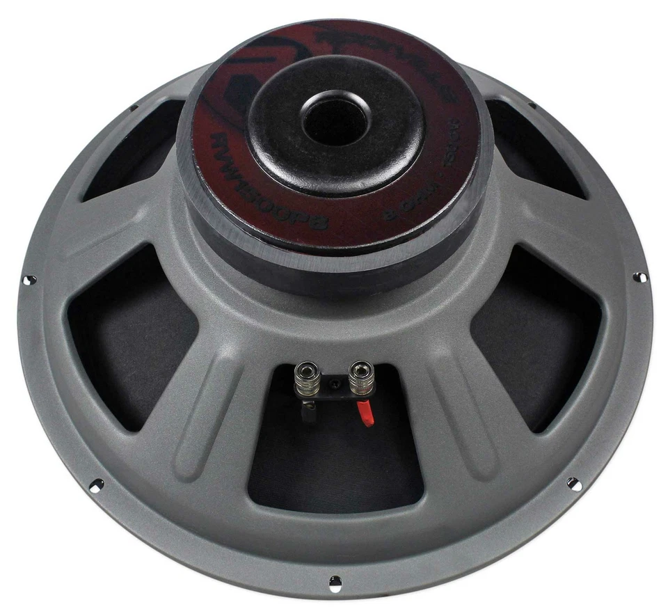 Rockville RVW1500P8 1500w 15" Raw DJ Subwoofer 8 Ohm Sub Woofer 70OZ Magnet - Image 3 of 4