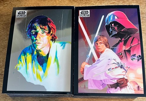 2022 Topps Star Wars Chrome Galaxy Complete Base Set (1-100) - Picture 1 of 1