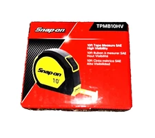 *NEW* Snap-on Tools TAPE MEASURE 10' SAE TPMB10HV *HI-VIZ YELLOW* MAGNETIC BACK