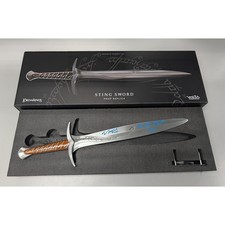 Elijah Wood Autographed Sting Sword w/ Character Name and Quote