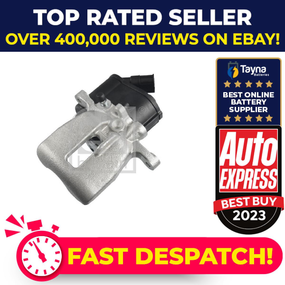 Brake Caliper fits AUDI A6 Allroad C6 2.7D Rear Left 06 to 11 4F0615403A Febi