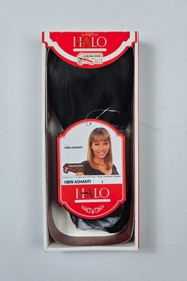 Halo 100%Human Hair Blend Straight wig Ashanti #1