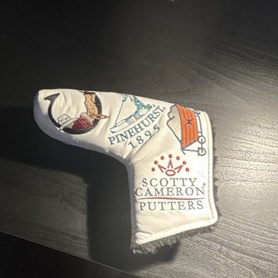 Scotty Cameron Pinehurst 1895 Golf Putter Head Cover White Multicolor