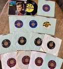 ROCKABILLY 45 Rpm RECORD Lot CONWAY TWITTY Wanda Jackson CRICKETS Elvis