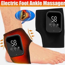 Electric Foot Ankle Vibration Massager 3-speed Infrared Hot Compress Therapy