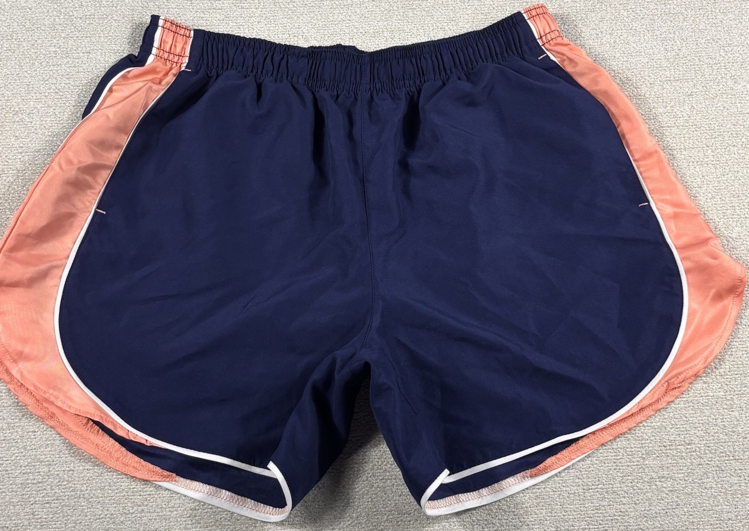 BCG Running Athletic Shorts Women Medium Navy/Pink Performance Train Walk Hike