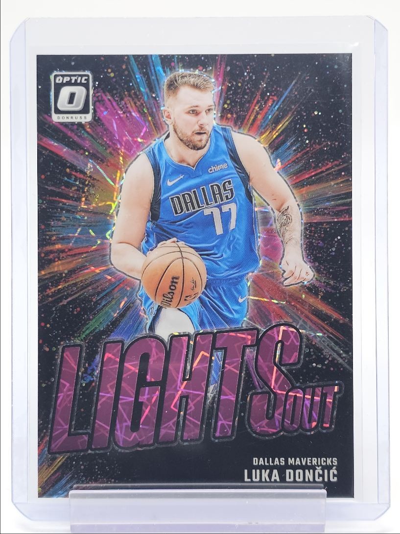 LUKA DONCIC 2024-25 DONRUSS OPTIC LIGHTS OUT PINK VELOCITY /79 Q3701