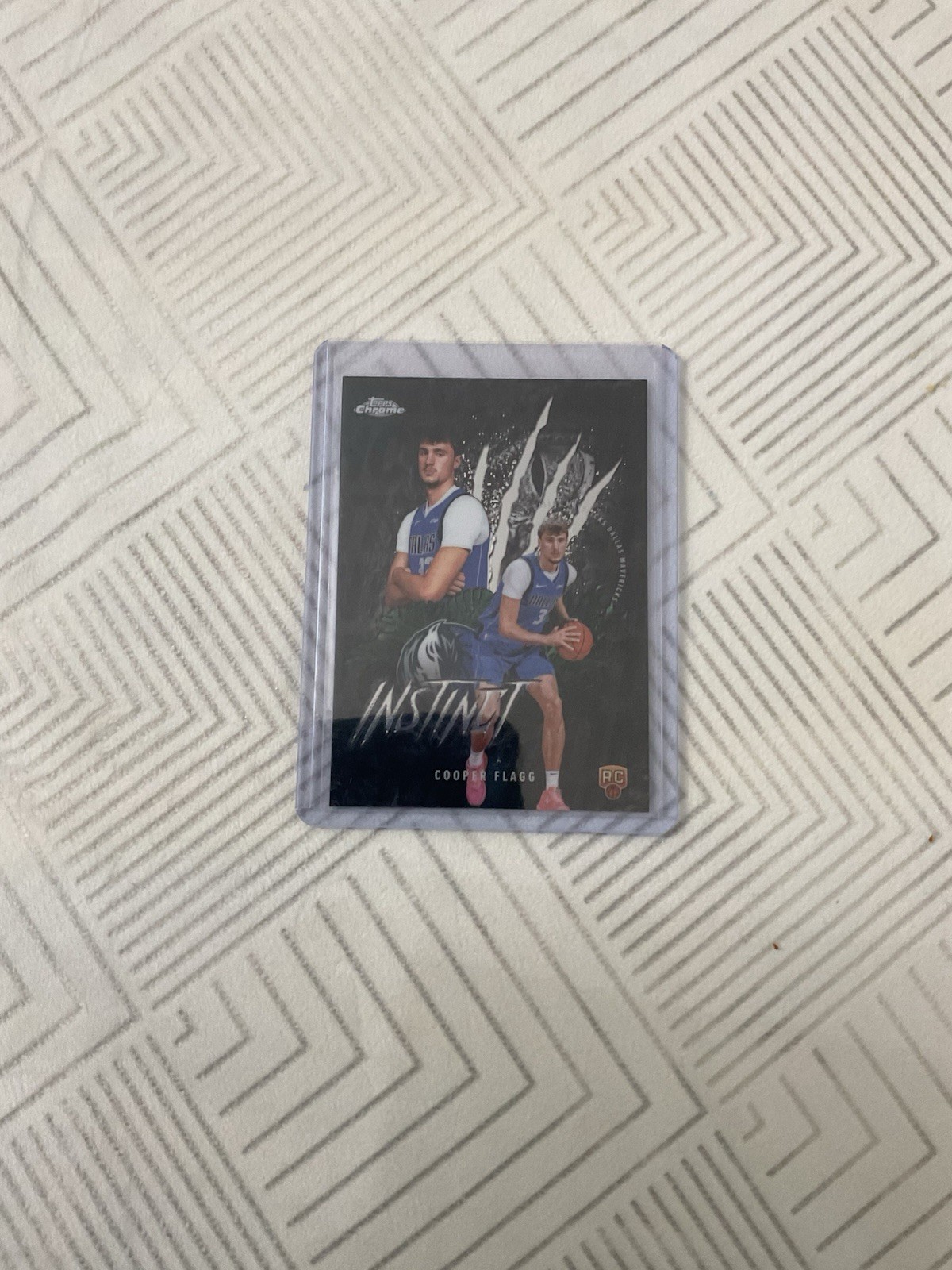 Cooper Flagg 2025-26 Topps Chrome Instinct Rookie RC #INS-11 Mavericks