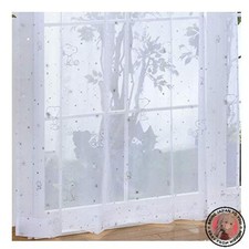 NEW PEANUTS Peanuts Snoopy SNOOPY Hard to see from outside UV cut lace curtains