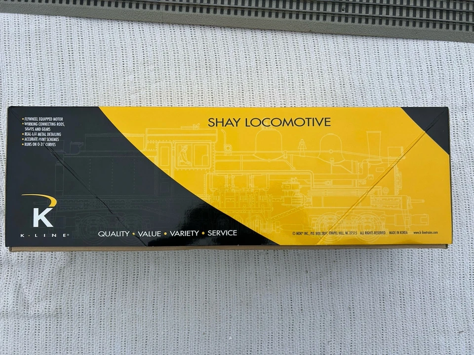 O K-Line K3499-0008CC Westside Lumber Shay Locomotive #8 (TMCC FITTED) - MINT - Image 3 of 4