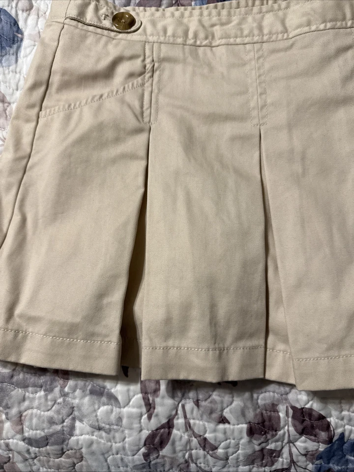 Falda corta plisada uniforme para niñas - 7 PLUS - GAP KIDS - Caqui - Otoño 2009 Foto 3 de 4