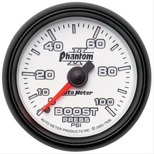 Autometer Phantom Ii Mechanical Boost Pressure Gauge 2 116 Dia 7506