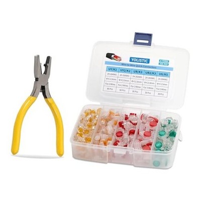 (Pack of 221) Wire include UY / K1, UY2 / K2, UR / Connectors Assortment Kit