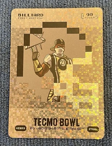 Bo Jackson Battle Arena Tecmo Bowl Billiard Dalton Hilliard Helmet Icons Steel