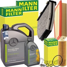 MANN INSPEKTIONSPAKET passend für MERCEDES W/S204 W/S212 C207+ORIGINAL 5W-30 ÖL MANN INSPEKTIONSPAKET passend für MERCEDES W/S204 W/S212 C207+ORIGINAL 5W-30 ÖL