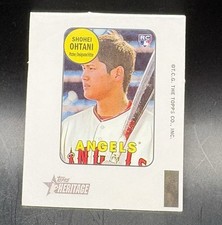 2018 Topps Heritage Mini Shohei Ohtani RC Rookie Angels #69TD-SO SP Dodgers