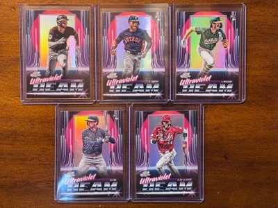 2025 Topps Cosmic Chrome Ultraviolet Beam - Elly De La Cruz Reds #UB-15
