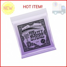 Ernie Ball Concert  Tenor Nylon Ball End Ukulele Strings Wound G, Black P02327