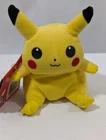 VTG 1998 Hasbro Pokémon Beanie Pikachu 6” #25 Toy Figure with Tag Plushie