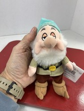 Vintage Disney Store Sleepy Mini Bean Bag Plush Snow White Dwarf Toy Figure