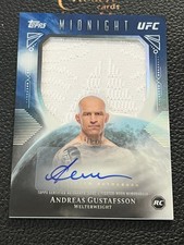 2026 Topps Midnight UFC Andreas Gustafsson Rookie Relic Auto Refractor CF18