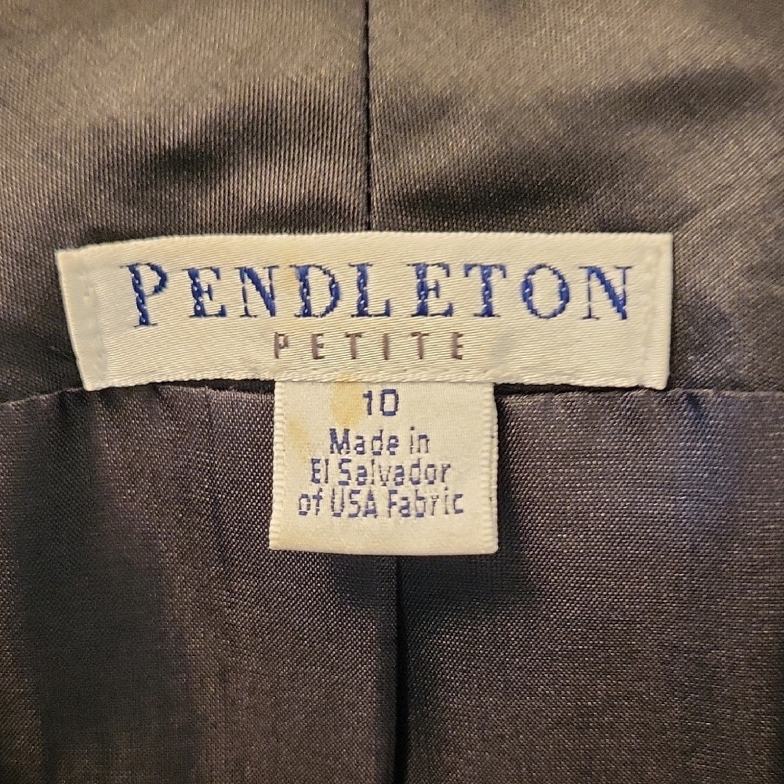 Pendleton Women's Black Blazer Jacket Wool LIghtw… - image 4