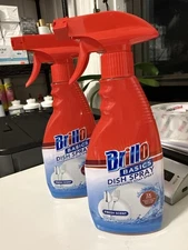 Brillo Basics Fresh Scent Dish Soap Spray - 10 oz  LOT OF 2  FREE SHIPPING
