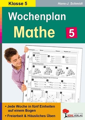 Hans-J. Schmidt Wochenplan Mathe / Klasse 5