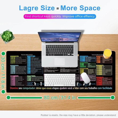 Efficient Pattern Art Mouse Pad Desk Protector Keyboard Mat PC Accessories - 第 2/15 張圖片