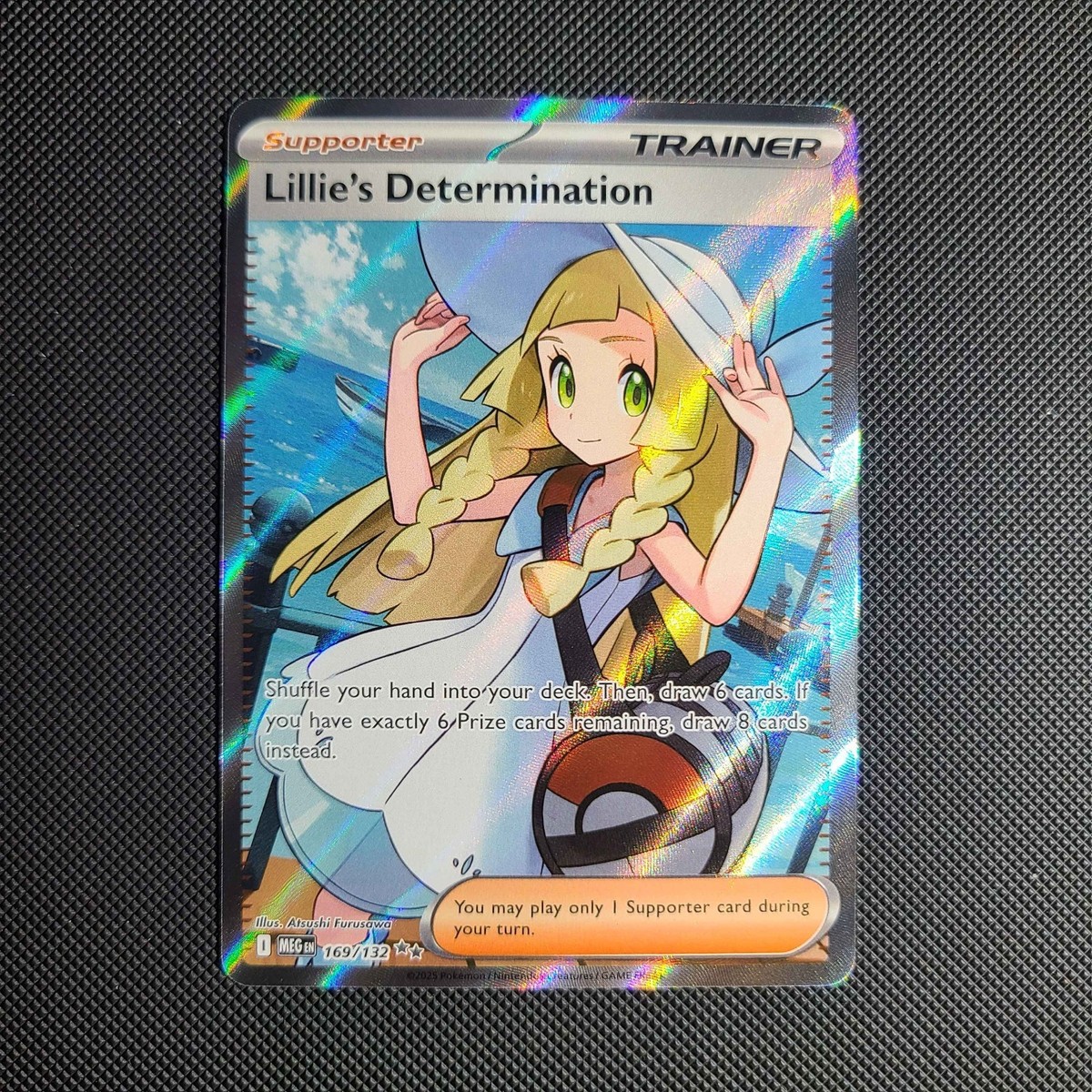 ポケモンカード Lillie's Determination #091 MINT Lillie's Determination 169/132 NM MINT - Ultra Rare Full Art