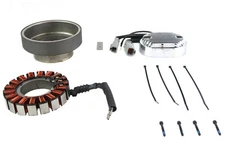 Alternator Charging System Kit 50 Amp fits Harley Davidson