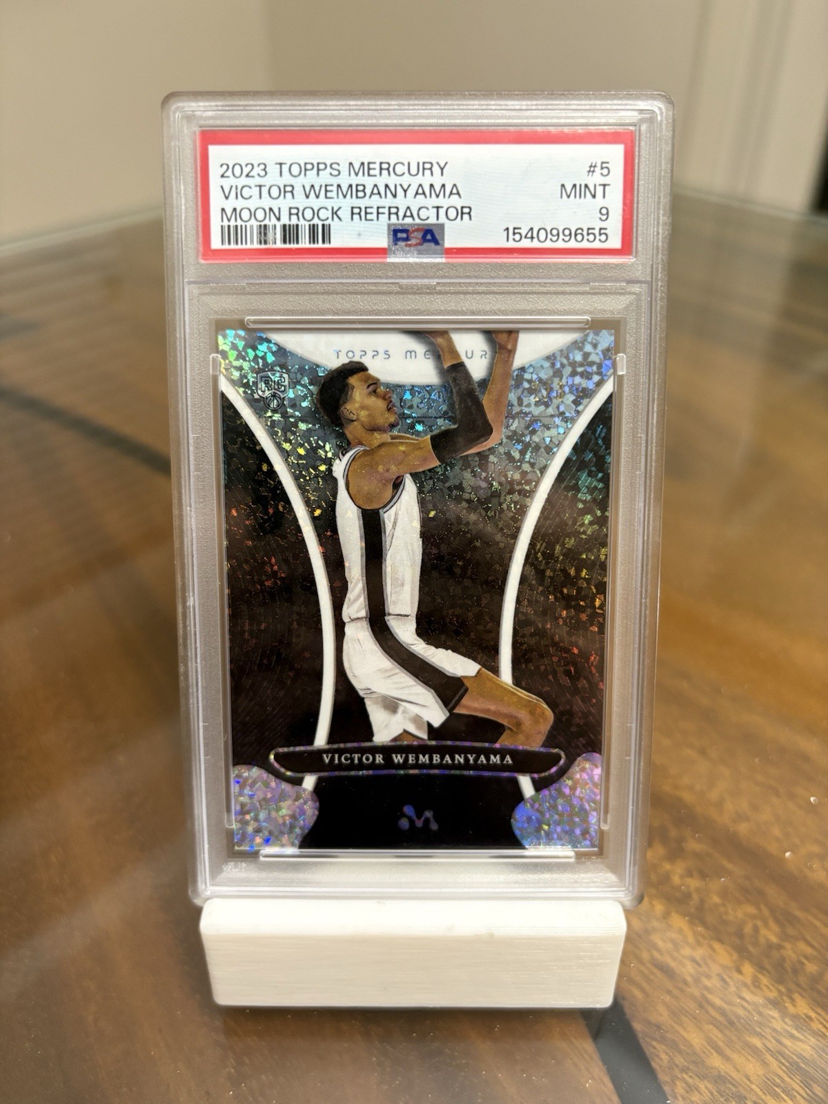 2023-24 Topps Mercury - Victor Wembanyama #5 Moon Rock Refractor /3 (RC)