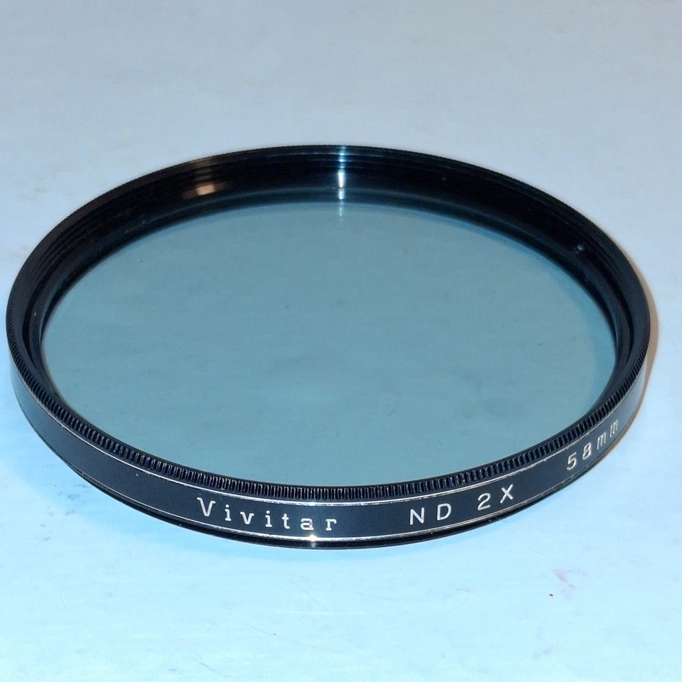 Vivitar ND 2X 58mm Vintage 35mm Film Camera Light Filter Lens MADE in JAPAN - Image 2 of 4