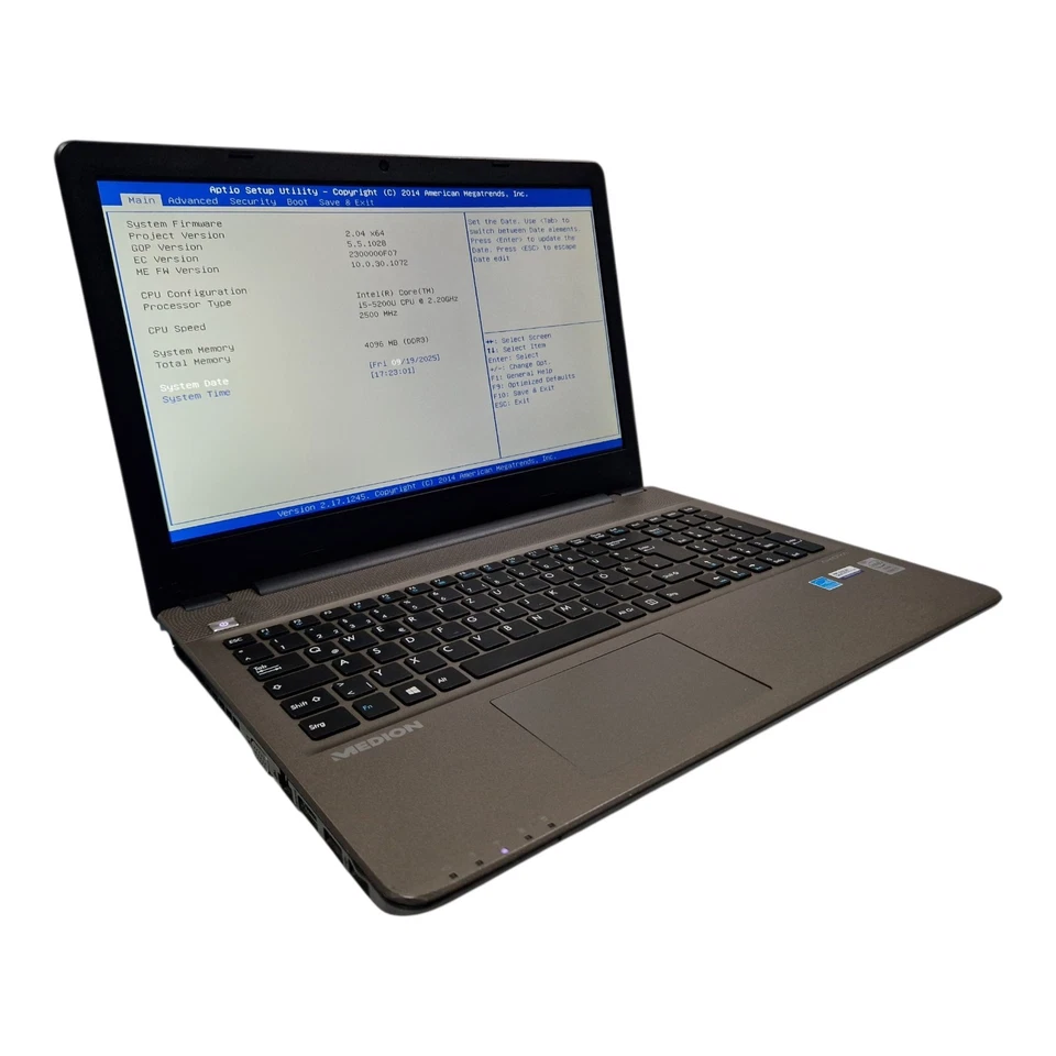 MEDION Akoya E6416 (MD99560) Notebook – Intel Core i5-5200U–15,6 " – Rotto #A12 - Immagine 3 di 4