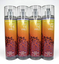 4 NEW Bath Body Works INTO THE WILD Fine Fragrance Mist Spray Perfume