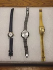 Vintage Lot Of 3 Ladies' Watches PEYOTE BIRD, SASSOON, AND TIMEX/ NEW BATTERIES