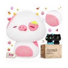 Squishy Cloud-Like Softness, Trending Kawaii Strawberry Cow Mushroo... Fast Ship