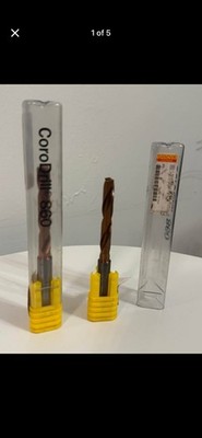Sandvik CoroDrill 860 Coolant Drill Bit Solid Carbide 0.3189 in TiAlN