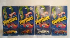 Vintage 1985 Hot Wheels Flip Outs Lot of 4 in Package
