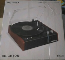 Victrola Brighton Record Player Turntable Bluetooth 3-Speed RCA Out