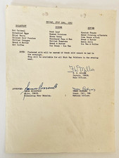MARINE RAIDER JAMES ROOSEVELT - MAKIN ISLAND - NAVY CROSS - AUTOGRAPHE - DOC 1942