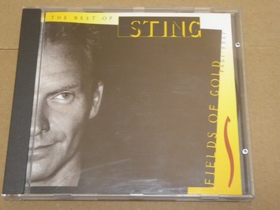 STING best of - fields of gold short barcode NM/VG+ (CD Album, Rock, A&M)