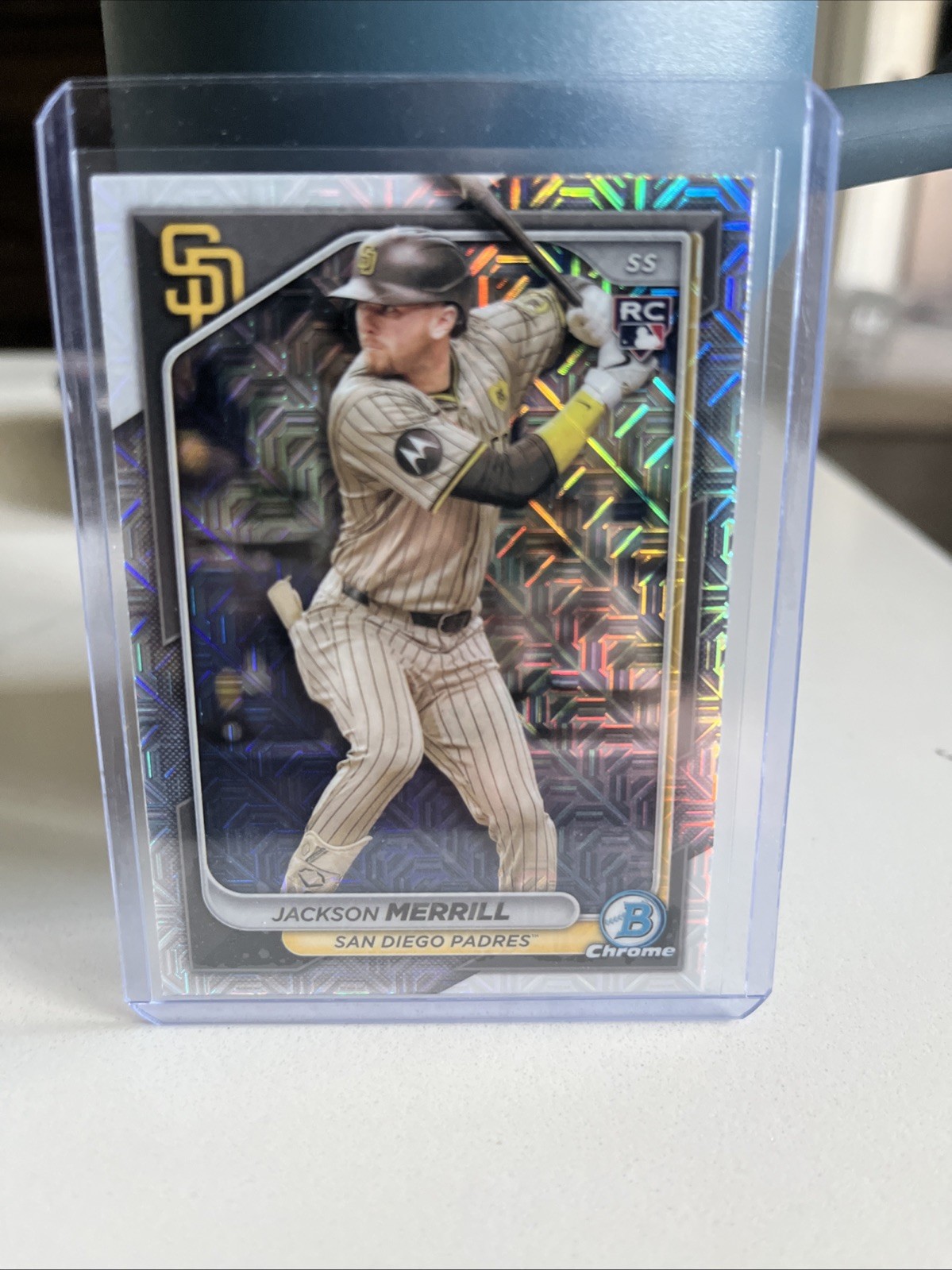 2024 Bowman Chrome - Jackson Merrill #27 Mojo Refractor (RC)
