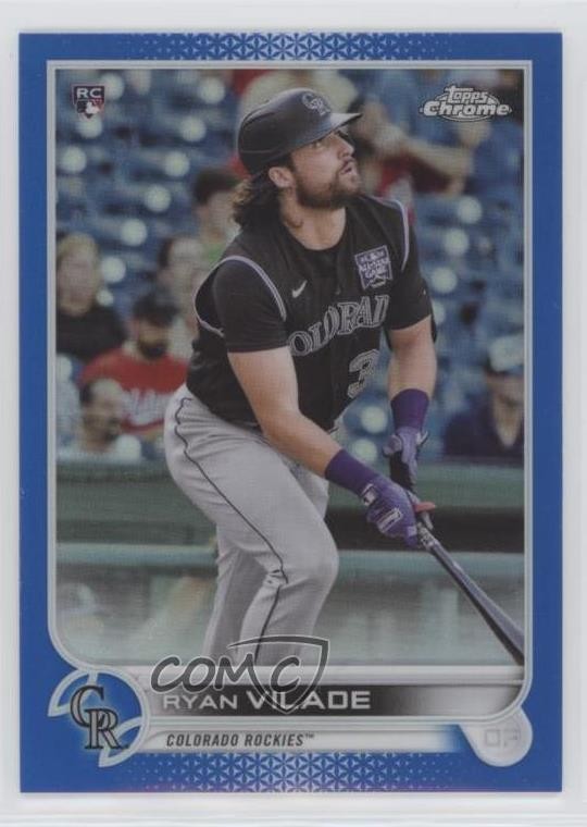 2022 Topps Chrome Blue Refractor 101/150 Ryan Vilade #85 0i76
