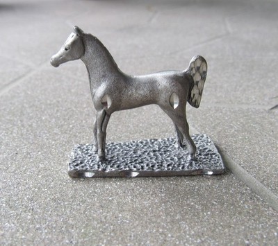 Small Cuteri Pewter Horse Figurine Vintage