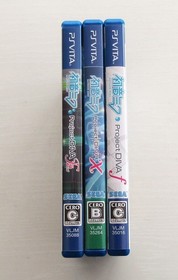 PS Vita Hatsune Miku Project Diva  PlayStation Vita SEGA set of 3