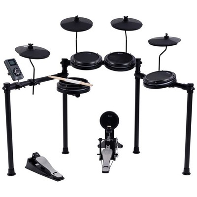 NEU: Bounce Beat Master II E-Drum Set Mesh inkl. 3x 2-Zone Becken für Einsteiger