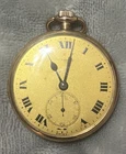 Antique Rubaiyat Bulova 17J 50 Yr Gold Filled Pocket Watch Runs Loses Time Scrap