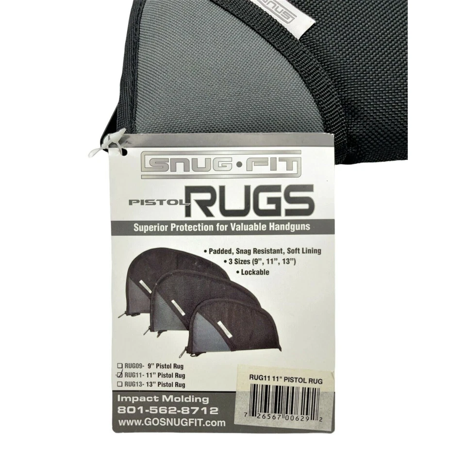 Alfombra de pistola Snugfit alfombra de pistola de 11-11 pulgadas, bloqueo, acolchada, forro suave, NUEVA Foto 4 de 4